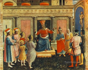 リシウス・ルネッサンス前の聖コスマスと聖ダミアン フラ・アンジェリコ Oil Paintings